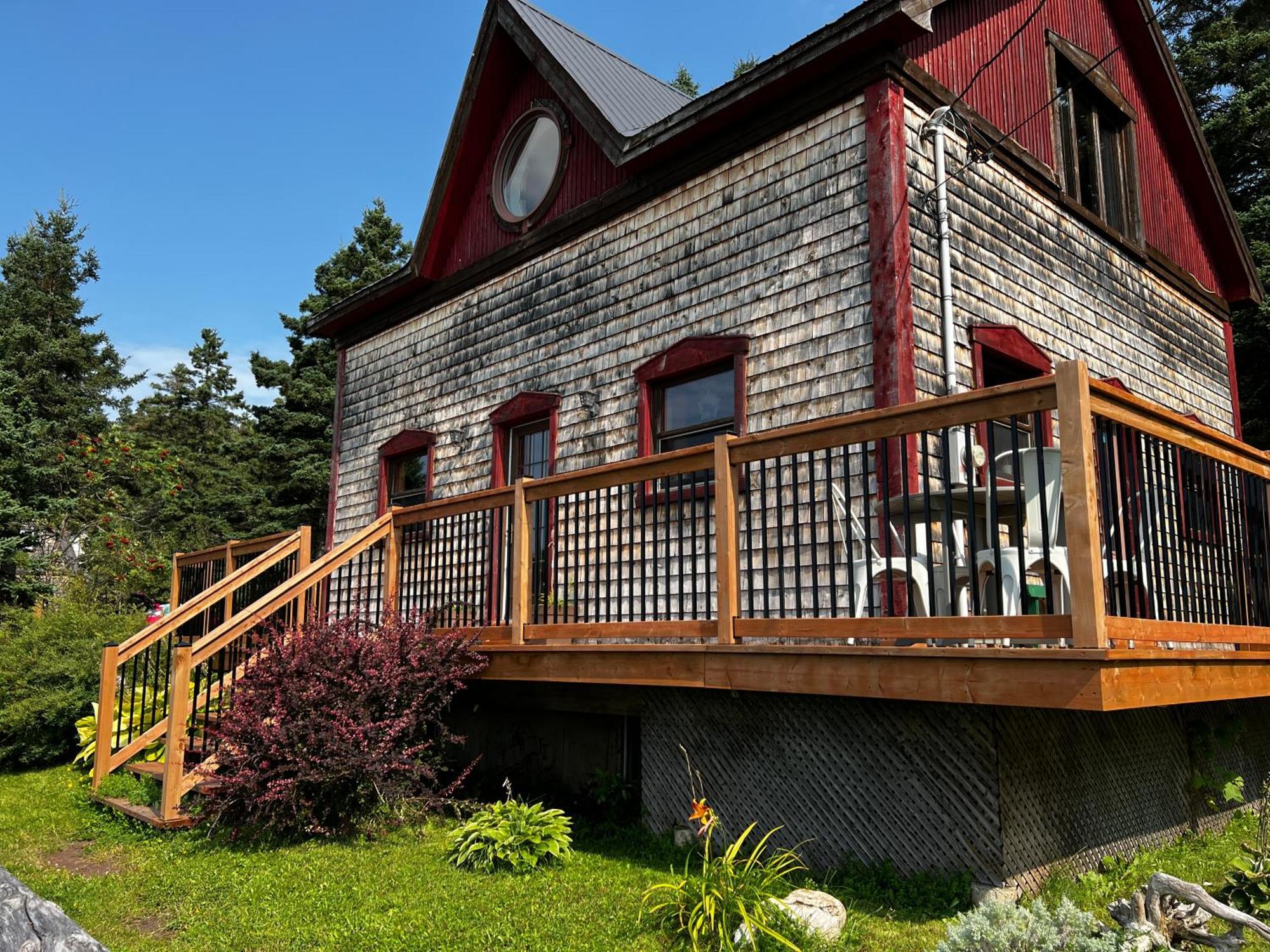 Chalet Epicea Sainte Anne-des-Chênes Exterior foto